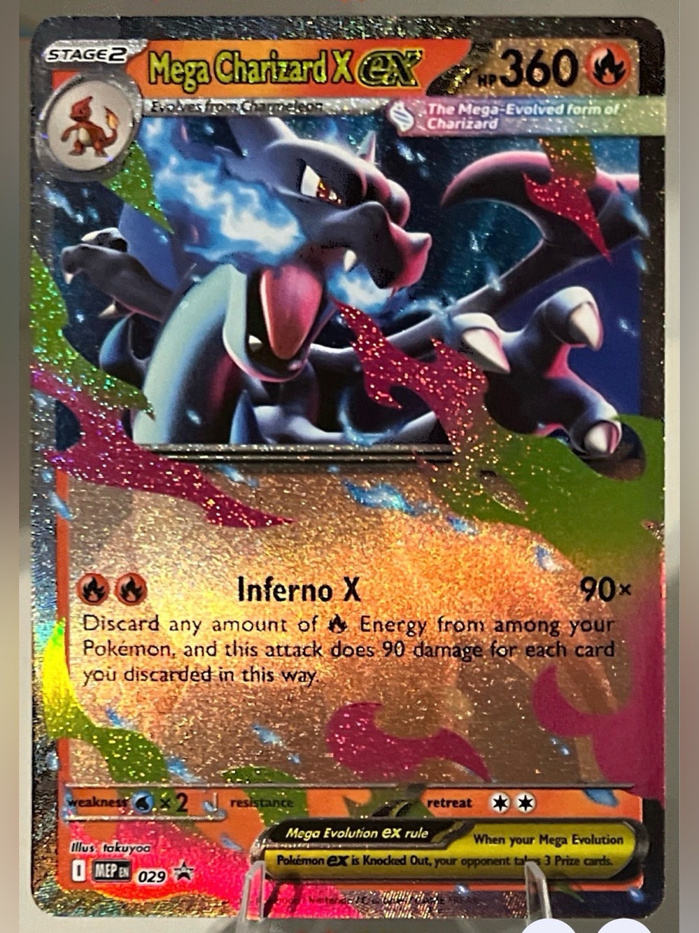 Pokémon TCG: Mega Evolution Promo - MEGA CHARIZARD X EX 029 PROMO
